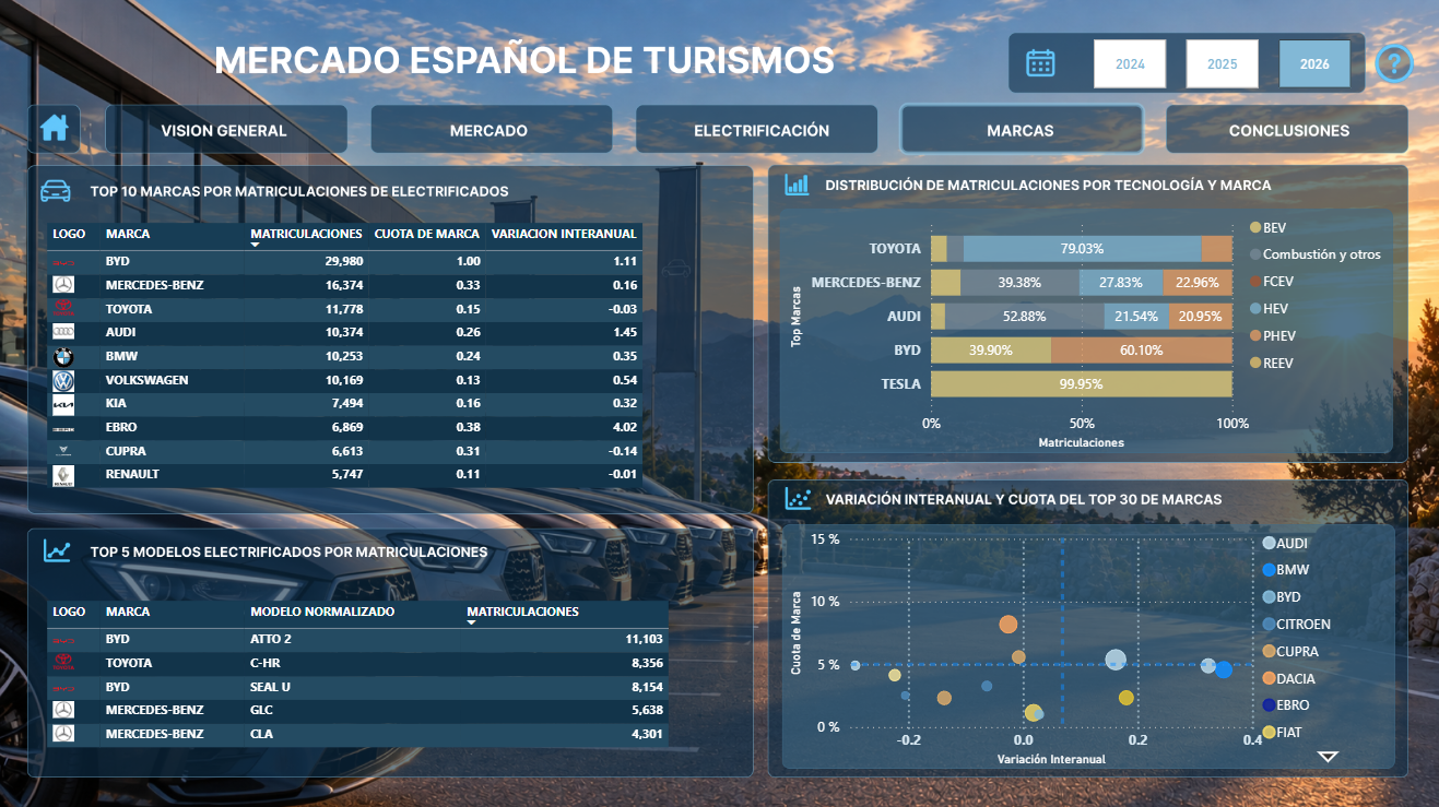 Marcas y Modelos Electrificados